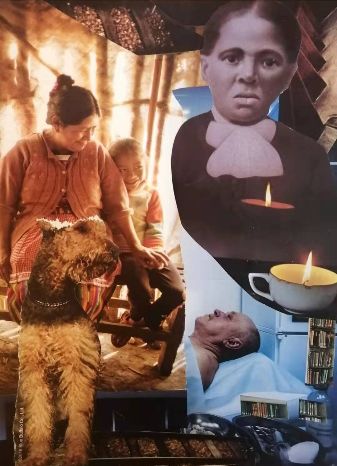 Somatic Intuitive Collage---A Personal Journey of how the lost grief was rediscovered