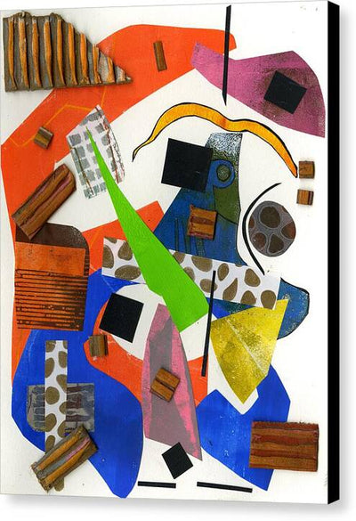 Abstract Geometric Collage - Canvas Print
