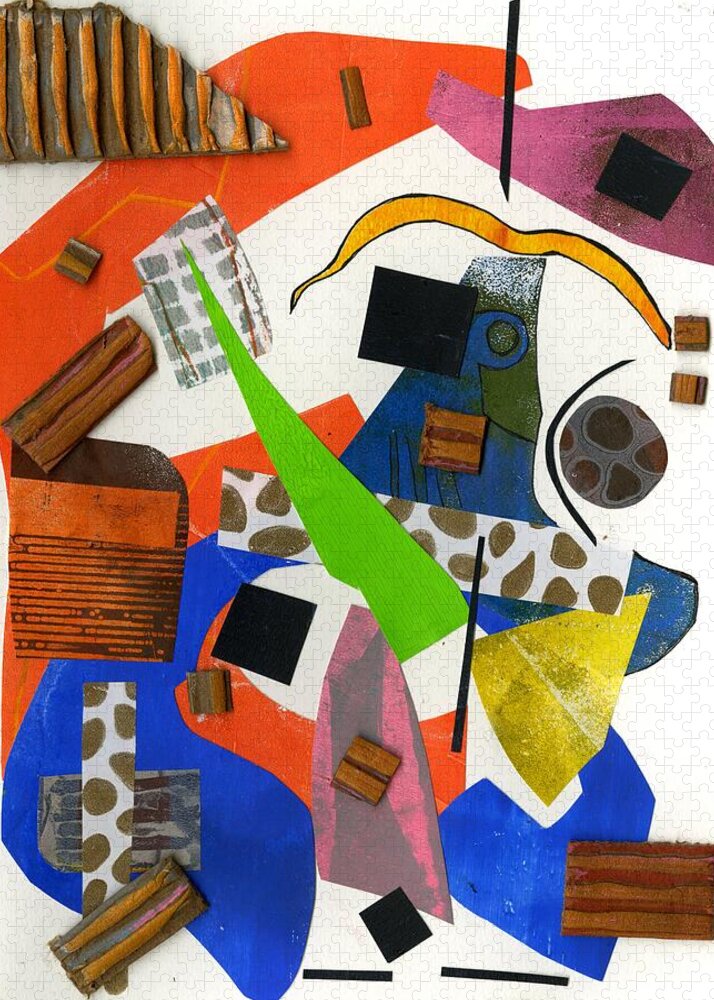 Abstract Geometric Collage - Puzzle