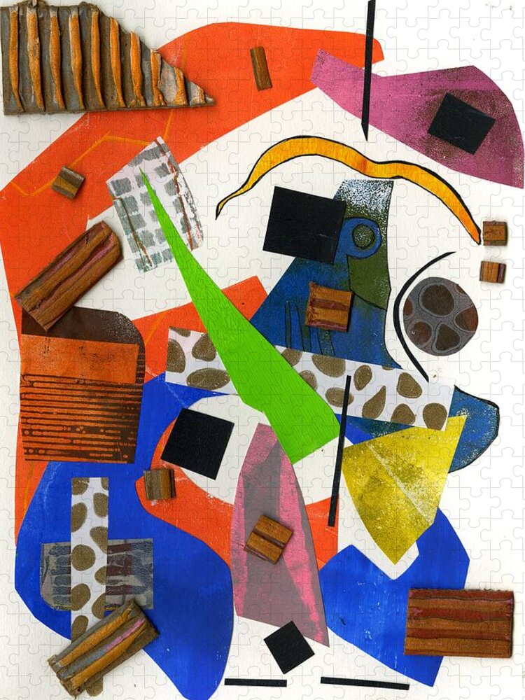 Abstract Geometric Collage - Puzzle
