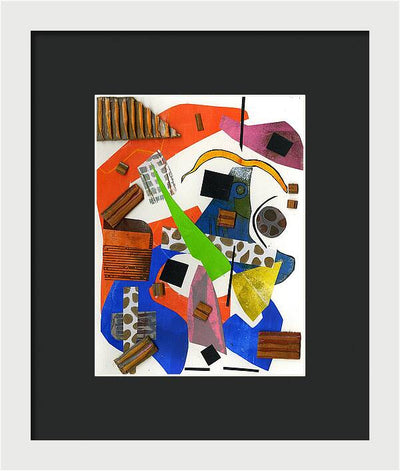 Abstract Geometric Collage - Framed Print