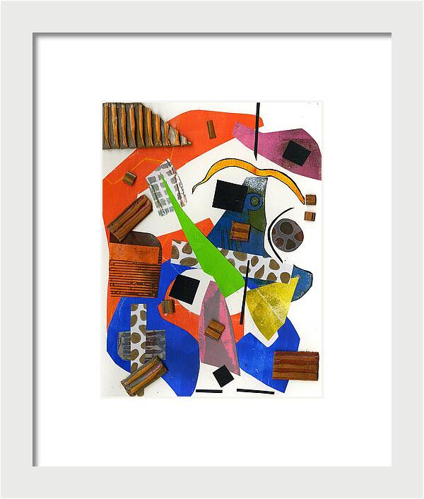 Abstract Geometric Collage - Framed Print