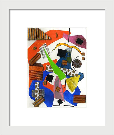 Abstract Geometric Collage - Framed Print