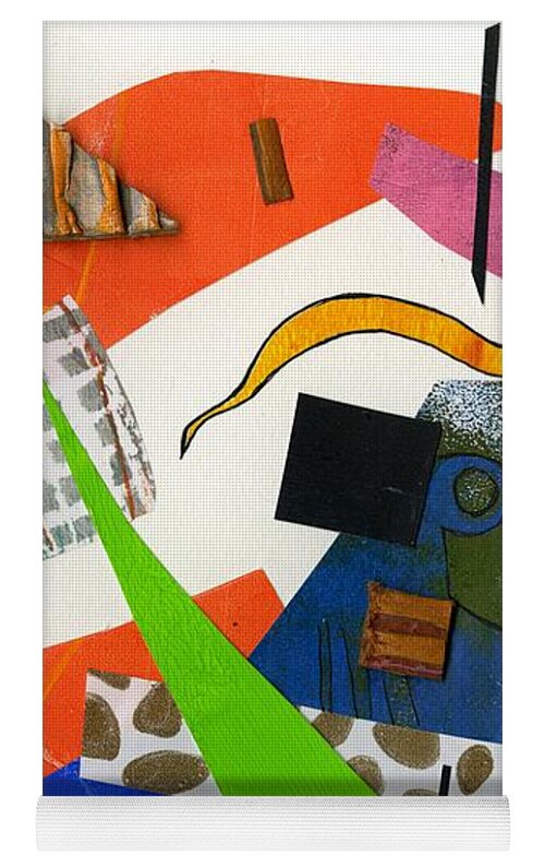 Abstract Geometric Collage - Yoga Mat