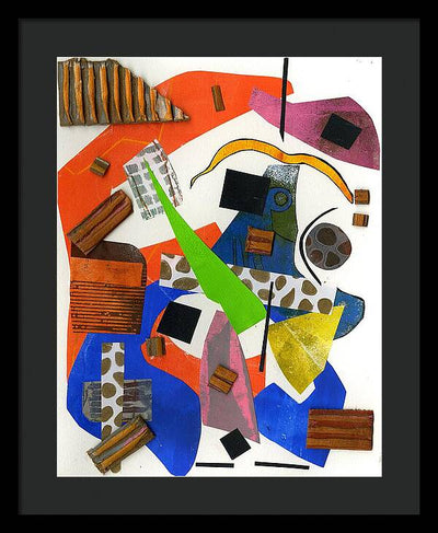 Abstract Geometric Collage - Framed Print