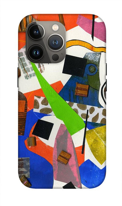 Abstract Geometric Collage - Phone Case