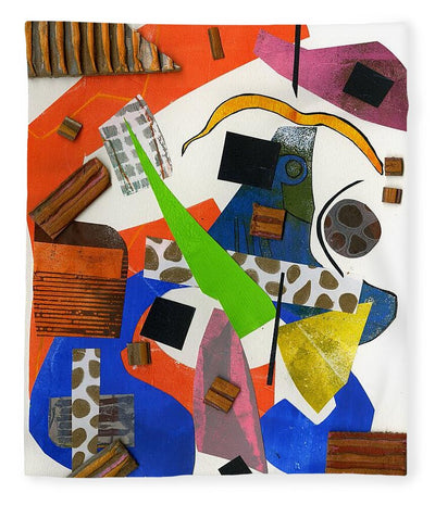 Abstract Geometric Collage - Blanket