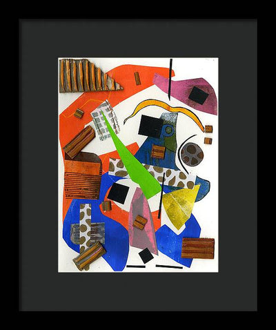 Abstract Geometric Collage - Framed Print