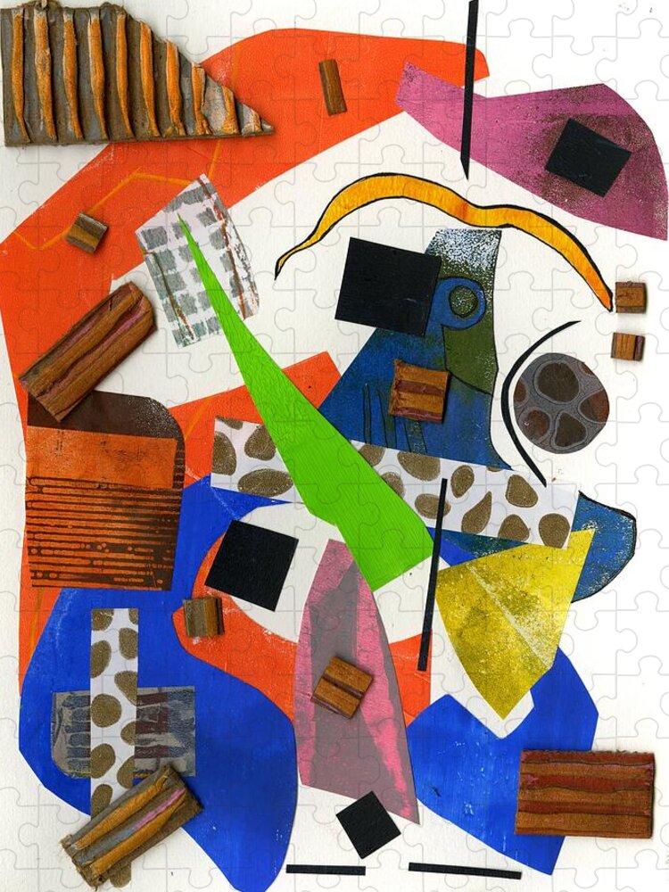 Abstract Geometric Collage - Puzzle