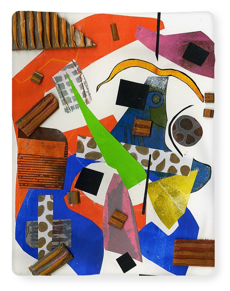 Abstract Geometric Collage - Blanket