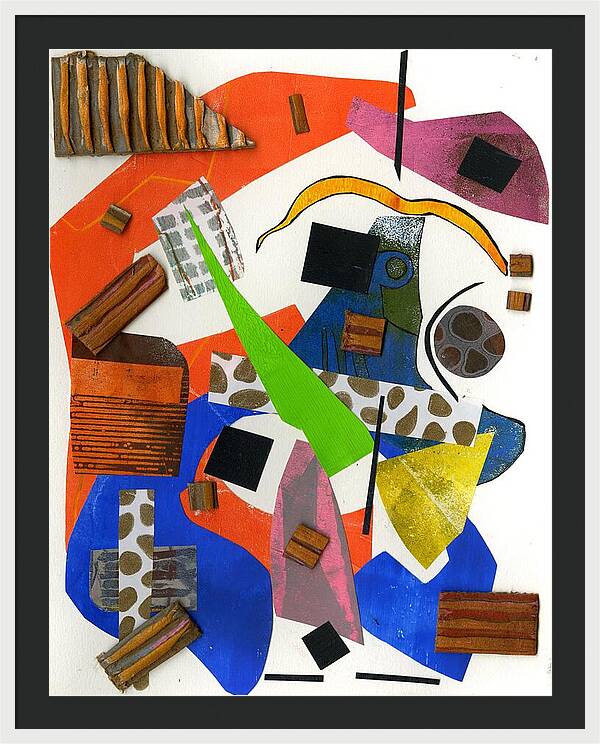 Abstract Geometric Collage - Framed Print