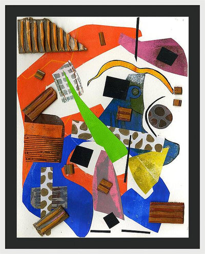 Abstract Geometric Collage - Framed Print