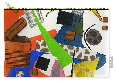 Abstract Geometric Collage - Zip Pouch