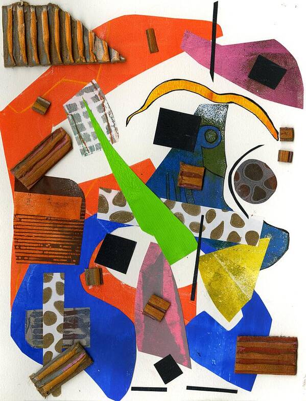 Abstract Geometric Collage - Art Print