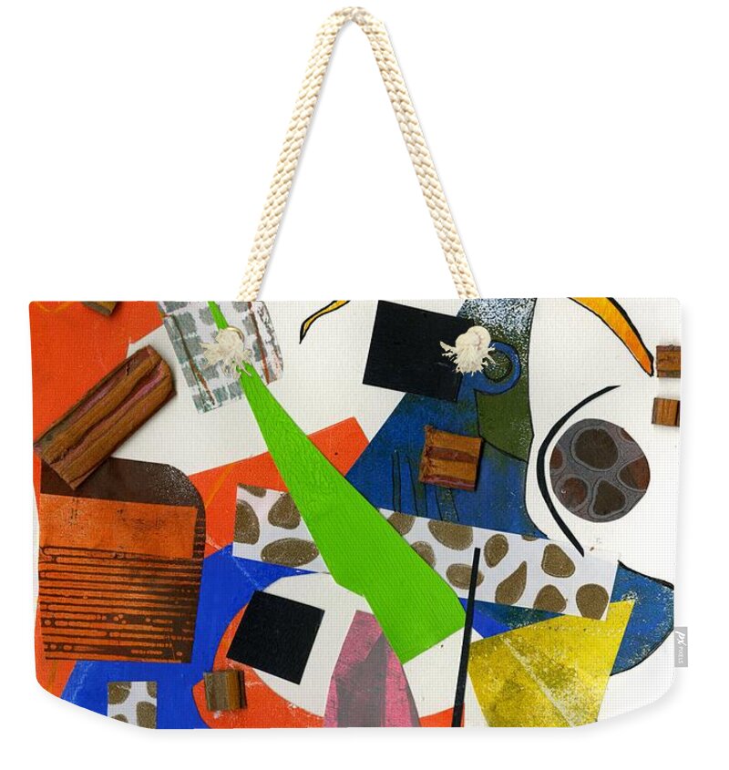 Abstract Geometric Collage - Weekender Tote Bag