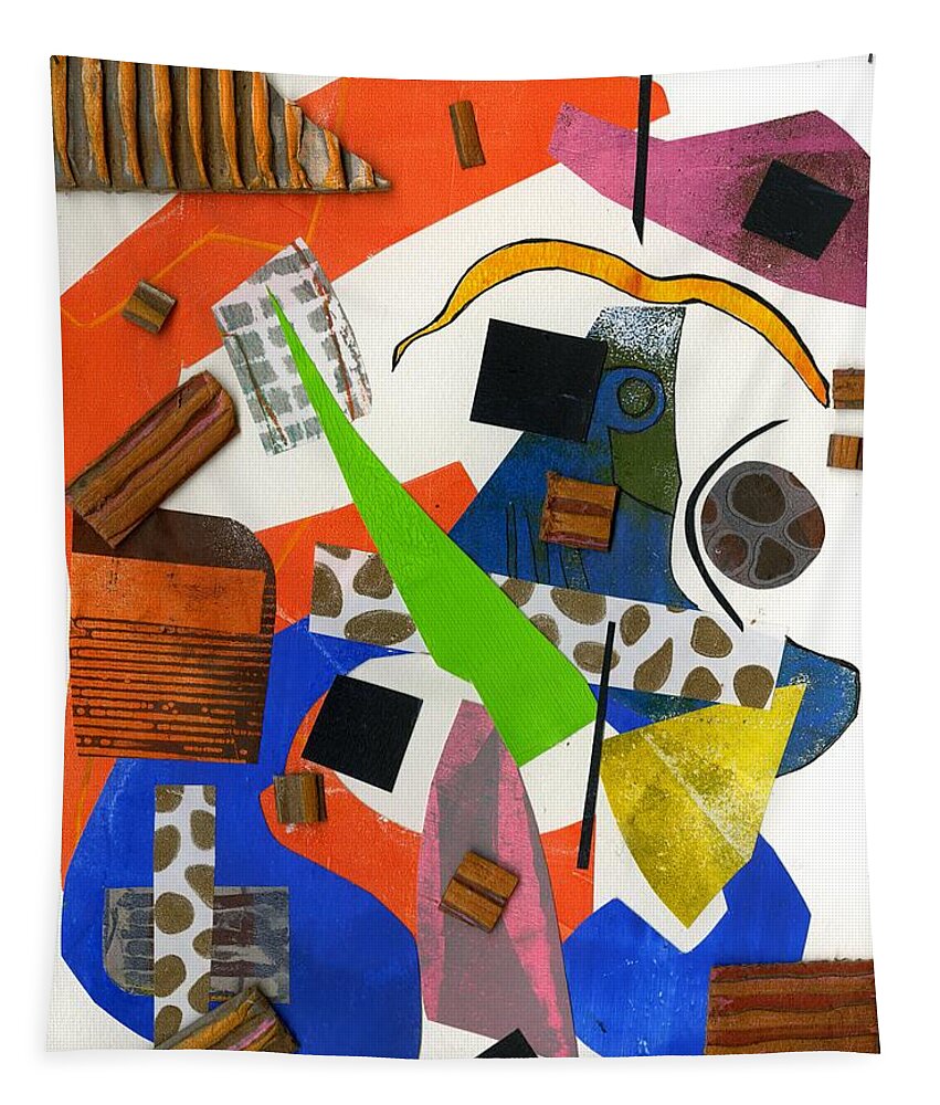 Abstract Geometric Collage - Tapestry