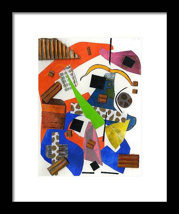 Abstract Geometric Collage - Framed Print