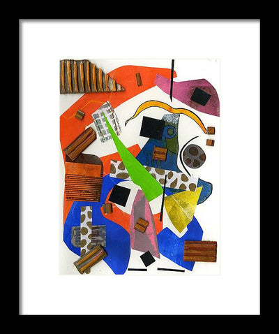 Abstract Geometric Collage - Framed Print