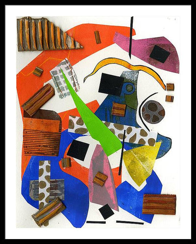 Abstract Geometric Collage - Framed Print