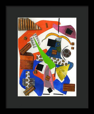 Abstract Geometric Collage - Framed Print