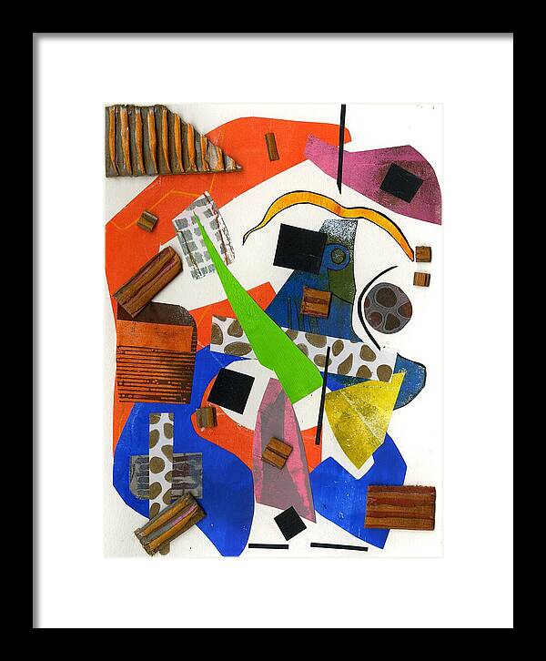 Abstract Geometric Collage - Framed Print