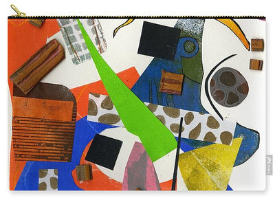Abstract Geometric Collage - Zip Pouch
