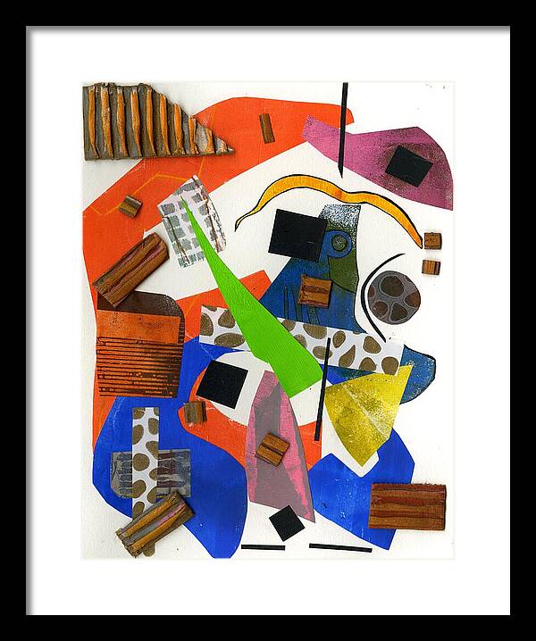 Abstract Geometric Collage - Framed Print
