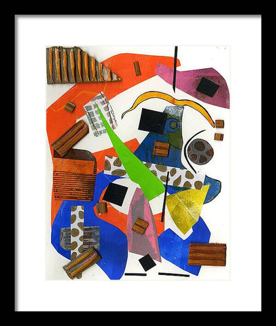 Abstract Geometric Collage - Framed Print