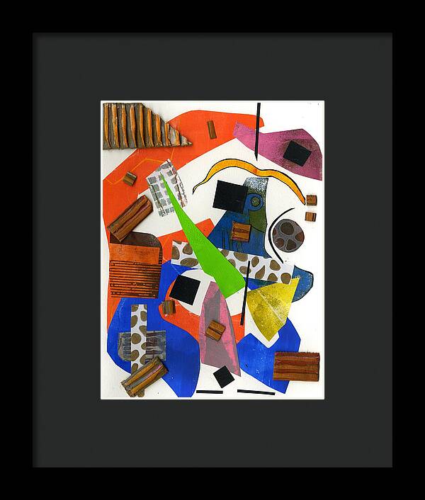 Abstract Geometric Collage - Framed Print