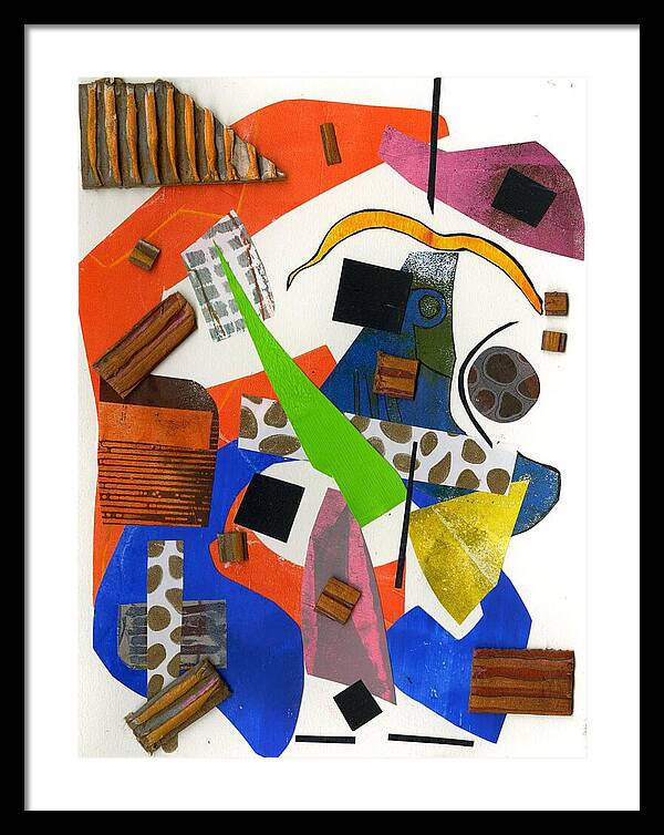 Abstract Geometric Collage - Framed Print