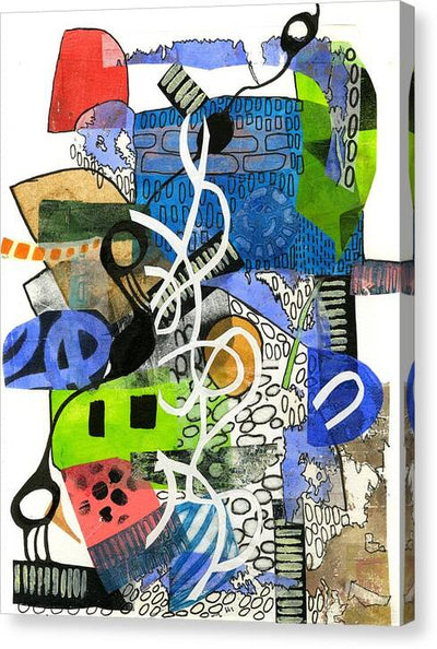 Colorful Abstract Composition - Canvas Print