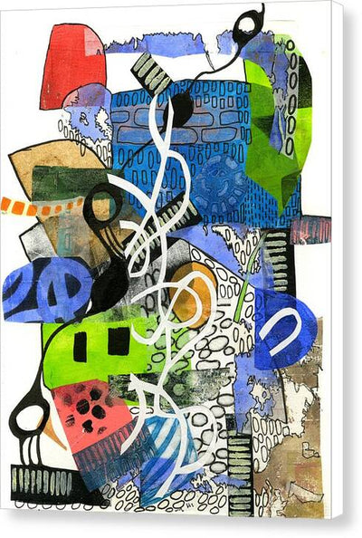 Colorful Abstract Composition - Canvas Print