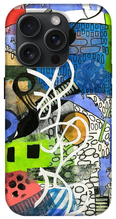 Colorful Abstract Composition - Phone Case