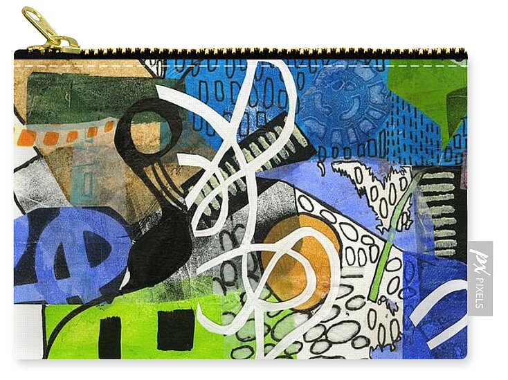 Colorful Abstract Composition - Zip Pouch