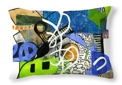 Colorful Abstract Composition - Throw Pillow