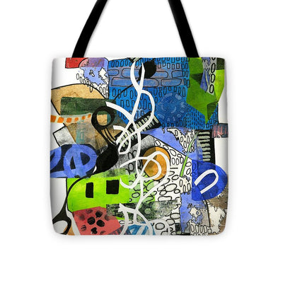 Colorful Abstract Composition - Tote Bag