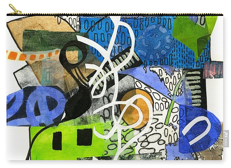 Colorful Abstract Composition - Zip Pouch
