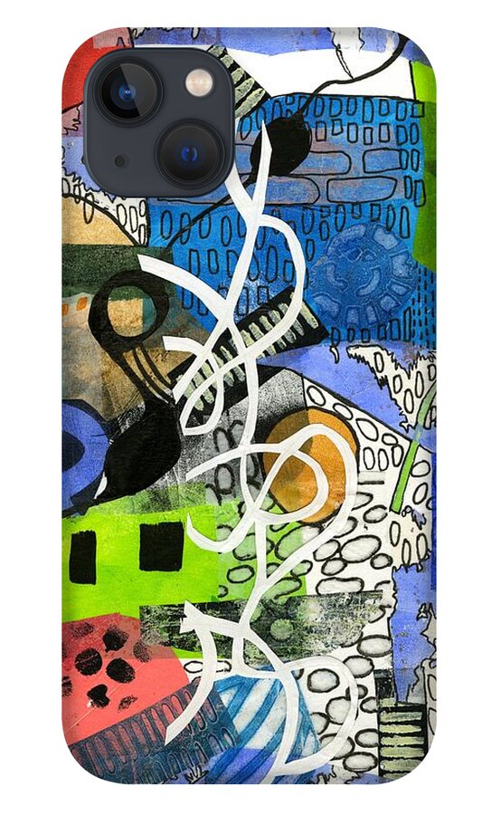 Colorful Abstract Composition - Phone Case