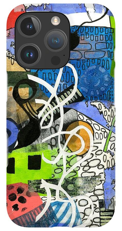 Colorful Abstract Composition - Phone Case