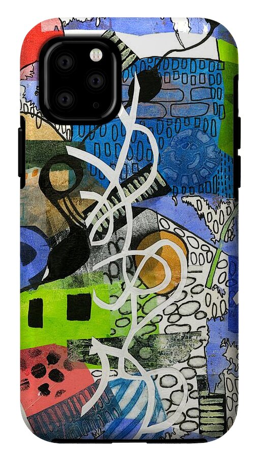 Colorful Abstract Composition - Phone Case