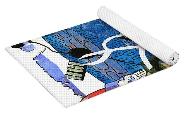 Colorful Abstract Composition - Yoga Mat