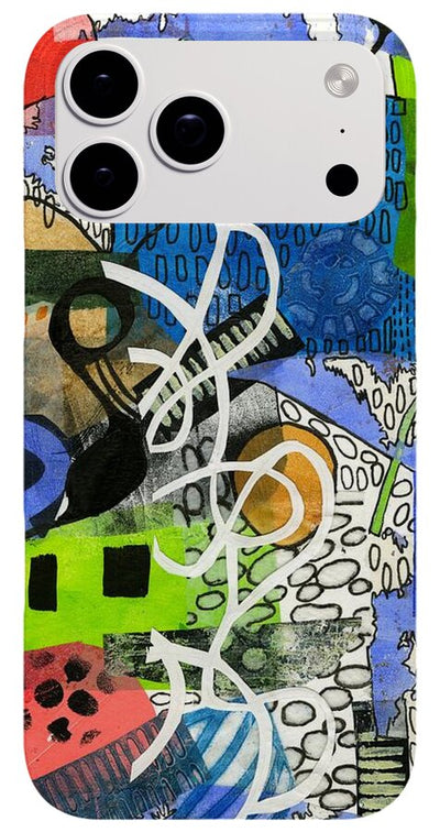 Colorful Abstract Composition - Phone Case
