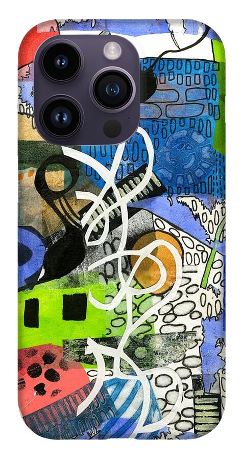 Colorful Abstract Composition - Phone Case