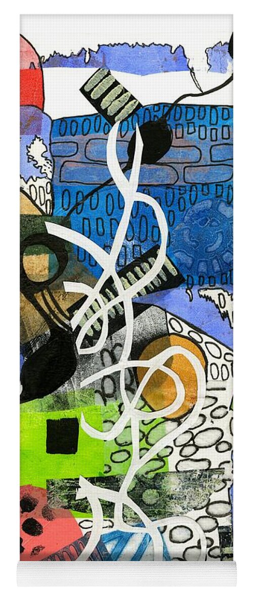 Colorful Abstract Composition - Yoga Mat