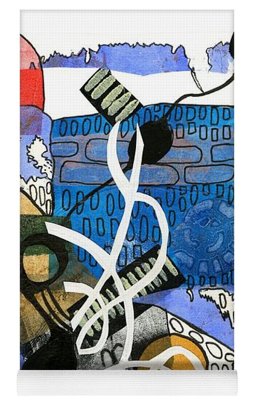 Colorful Abstract Composition - Yoga Mat