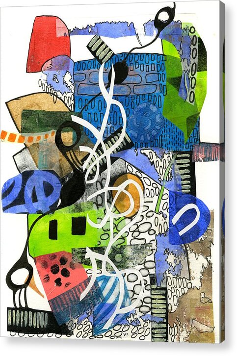 Colorful Abstract Composition - Acrylic Print