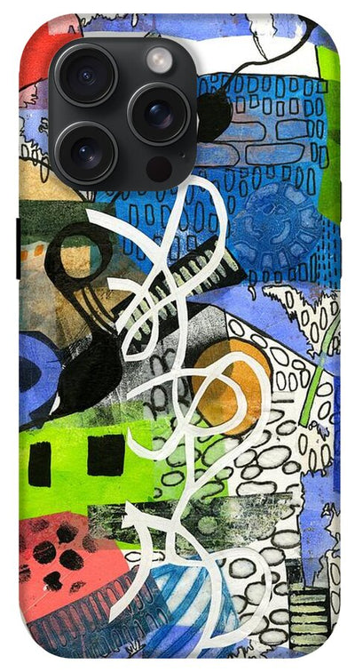 Colorful Abstract Composition - Phone Case
