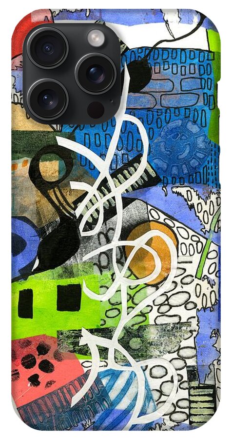 Colorful Abstract Composition - Phone Case