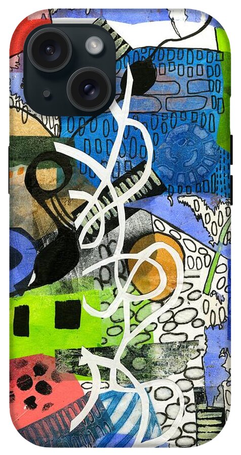 Colorful Abstract Composition - Phone Case