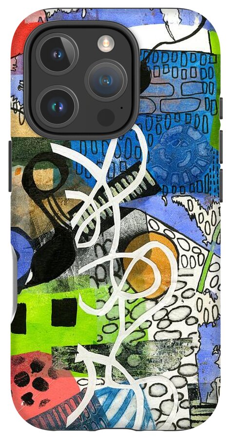 Colorful Abstract Composition - Phone Case